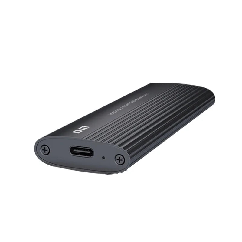 DM HD1300 USB 3.2 Gen2 10Gbps M.2 NVME + NGFF SSD Enclosure Support NVMe SATA 2230-2280 for PC/Mac/Android - Dark Gray - 6