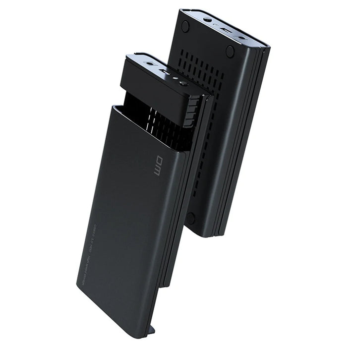 DM HD035 3.5 Inch USB3.0 SATA External Hard Drive Enclosure for HDD SSD up to 16TB - Black - 7