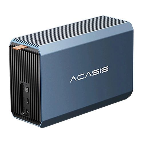 ACASIS EC-7352 Dual Bay Hard Drive Enclosure USB 3.0 External RAID Enclosure for 2.5 / 3.5 Inch SATA HDD SSD Up to 48TB - US Plug - 1