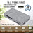 UC-031 Dual NVME M.2 NGFF M-Key to USB-C Type-C Raid0 Raid1 JOBD Big Enclosure 20Gbps with Fan Raid0 Hyper Adapter - 5