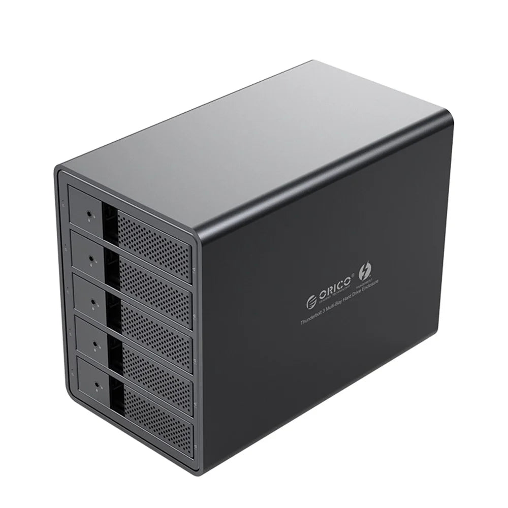ORICO 9558T3 Thunderbolt 3 Aluminum Alloy 5-Bay 3.5-inch Hard Drive Enclosure - 1