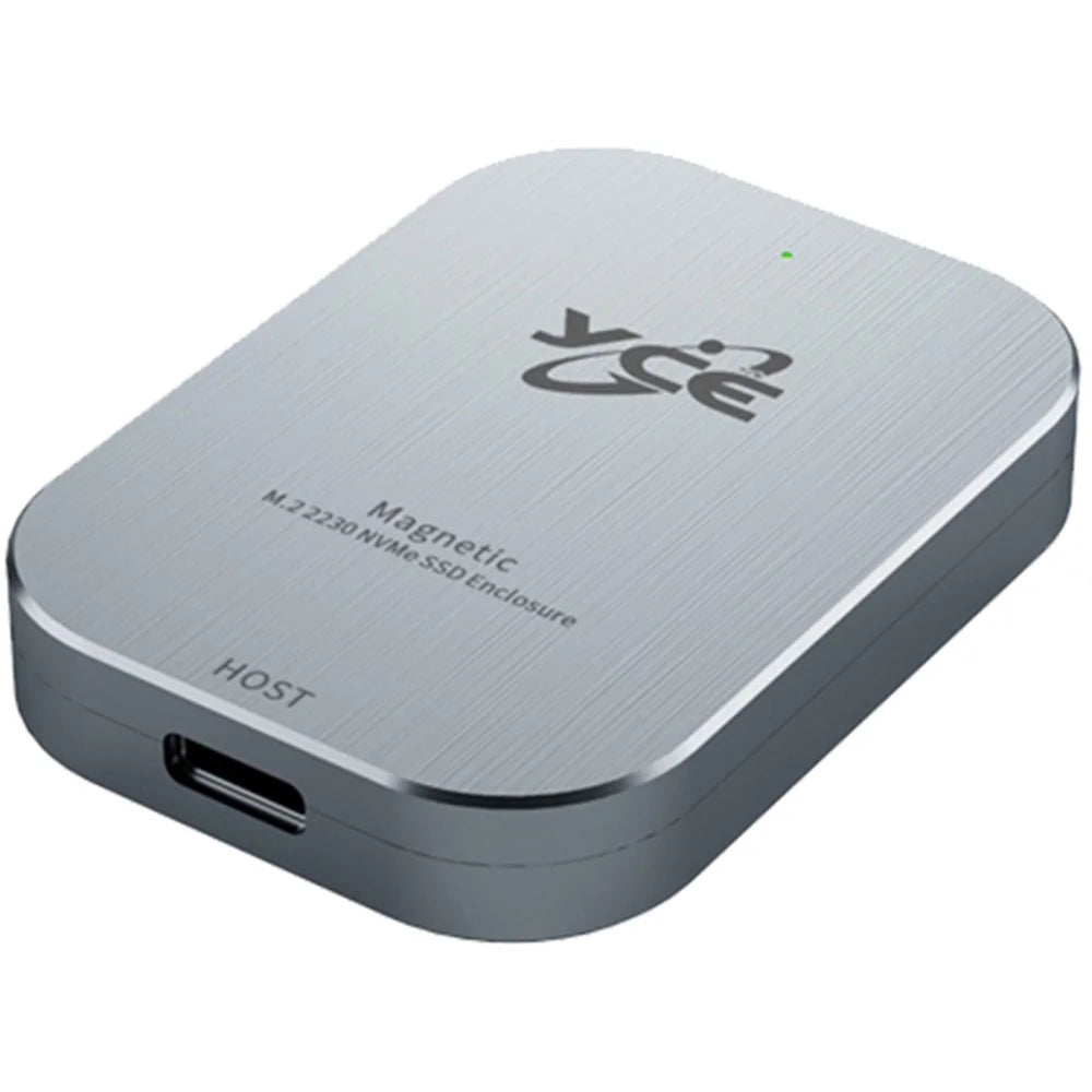 V195B 10Gbps Magnetic Hard Drive Box NVME / 2230 / M.2 Solid State Hard Disk Enclosure for Type-C Phone Laptop - 1