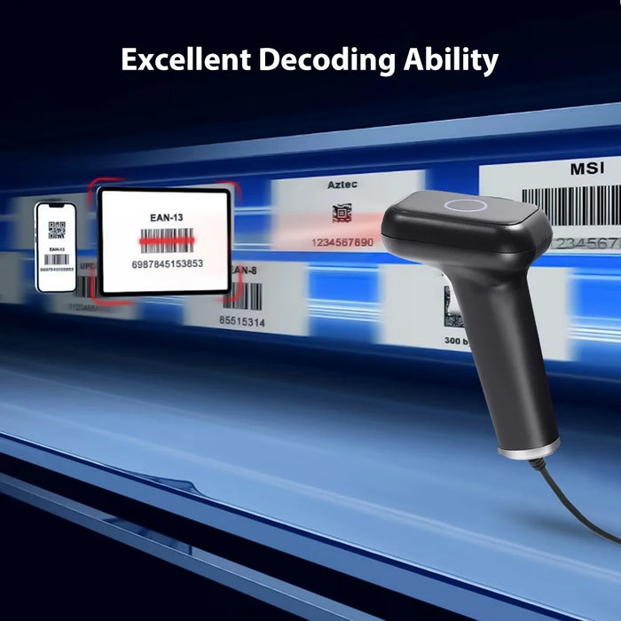 WHS26 2.4G Wireless Barcode Scanner Handheld Bar Code Reader - 2
