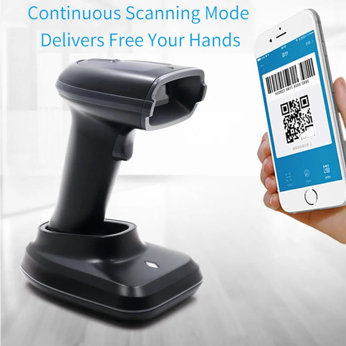 WHS23-M 2.4G Wireless Barcode QR Code Scanner Handheld Bar Code Reader - 2