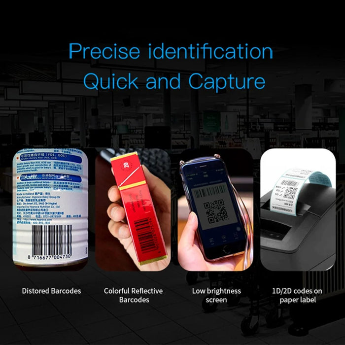 WHS23-M 2.4G Wireless Barcode QR Code Scanner Handheld Bar Code Reader - 6
