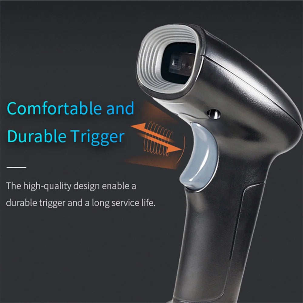WHS22 Bluetooth-compatible 2.4G Wireless Barcode QR Code Scanner Handheld Bar Code Reader - 7