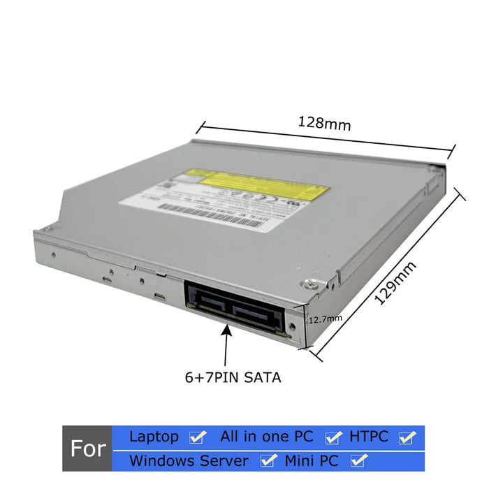 UJ-260 Internal Laptop Optical Drive SATA Slot-In DVD / CD / Blu-Ray Reader Writer for Windows / Mac - 3