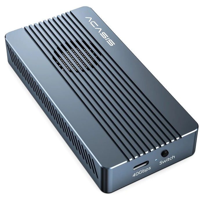 ACASIS TBU 405 Pro M1 40Gbps M.2 Nvme SSD Enclosure with Cooling Fan for M1 M2 Pro / Max 2280 B+M M-Key SSD - 2