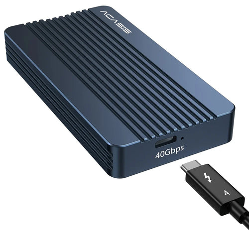 ACASIS TBU405 Air 40Gbps M.2 Nvme SSD Enclosure Compatible with Thunderbolt 4 / 3 USB4 for M-Key B+M 2280 SSD - 1