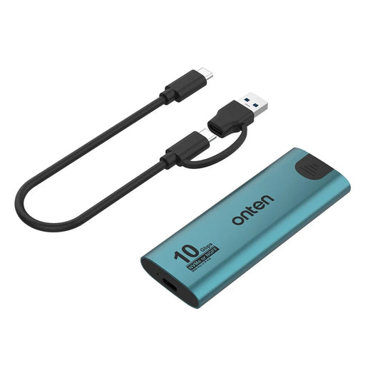 ONTEN UCA322+ 10Gbps USB 3.2 Gen 2 Type C M.2 Nvme NGFF SSD Enclosure for Windows Mac Linux Android - 1