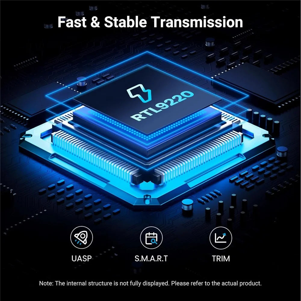 UGREEN CM559 For M  /  B+M Key NVMe SATA SSD 20Gbps USB 3.2 Gen 2x2 M.2 NVMe SATA SSD Enclosure - 7