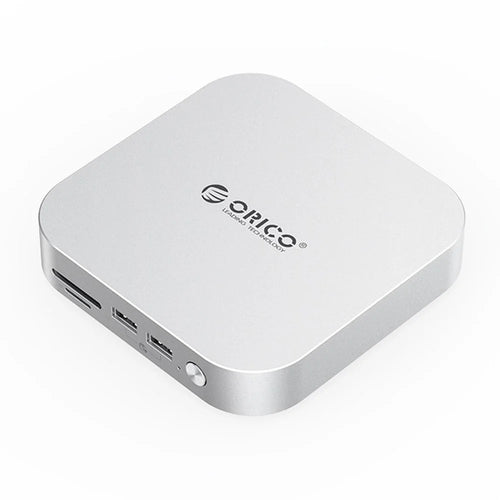 ORICO-M47P Aluminum Alloy 7 in 1 MiniLink Desktop Hard Drive Expansion Dock 40Gbps M.2 SSD Enclosure - White  /  UK Plug - 1