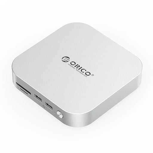 ORICO-M47P Aluminum Alloy 7 in 1 MiniLink Desktop Hard Drive Expansion Dock 40Gbps M.2 SSD Enclosure - White  /  UK Plug - 1