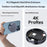 Magnetic NVMe SSD Enclosure with PD Charging, Type-C 3.2 Solid State Drive Case for 2230  /  2242 SSD - Grey - 7