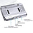 Dual Bay M.2 SSD Cloning Dock, 10Gbps NVMe to NVMe Offline Clone, One-Key Copy Type-C 3.2 Enclosure, Dual Drive Read - Silver - 3