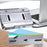 Dual Bay M.2 SSD Cloning Dock, 10Gbps NVMe to NVMe Offline Clone, One-Key Copy Type-C 3.2 Enclosure, Dual Drive Read - Silver - 4