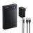ESSAGER 3.5 Inch SATA 3.0 HDD SSD Enclosure 5Gbps USB 3.0 External Hard Drive Case - US Plug - 1