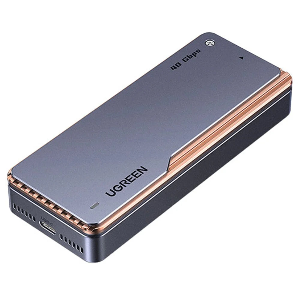 UGREEN CM642-15976 USB 4.0 SSD Enclosure Case 40Gbps M.2 NVMe Hard Disk Case with Turbofan for Mac Windows - 1
