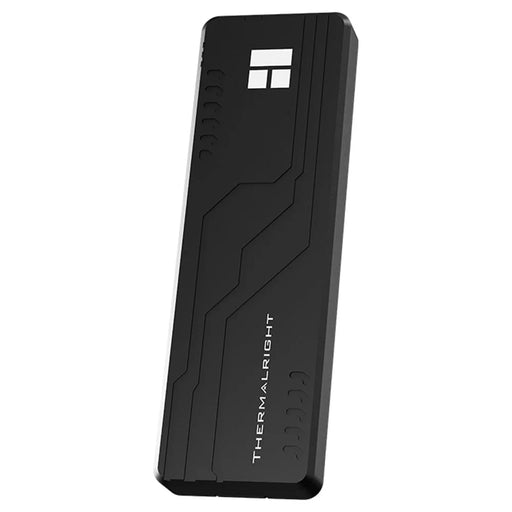 THERMALRIGHT HR-EB109 C M.2 NVMe SSD Enclosure USB 3.2 Gen2 10Gbps Type-C Cable Aluminum Alloy CNC External Hard Drive Case - Black - 1
