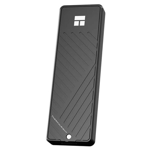 THERMALRIGHT HR-EB105 C M.2 NVMe SSD Enclosure USB 3.2 Gen2 Type-C Cable Aluminum Alloy CNC 8TB External Hard Drive Case - Black - 1