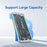 EAGET SE160N M.2 NVMe SSD Hard Drive Case Transparent RGB USB 3.2 Gen2 10Gbps Hard Drive Enclosure - 5