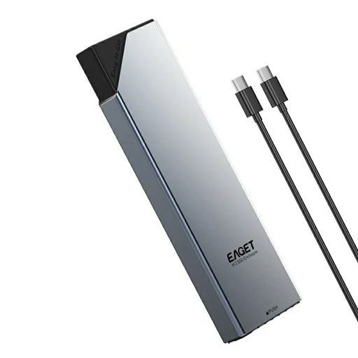 EAGET SE630D M.2 NVMe SATA Dual Protocol SSD Enclosure Support 8TB Max 10Gbps Type-C External SSD Case - 1