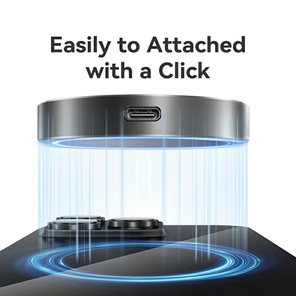 EAGET SE880 M.2 NVMe Magnetic SSD Enclosure Aluminum Alloy 10Gbps Type-C External SSD Case - 4