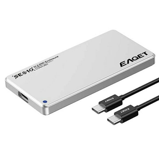 EAGET SE810N M.2 NVMe SSD Enclosure Aluminum Alloy 10Gbps USB-C External SSD Case Support 8TB Max - 1
