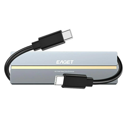 EAGET SE2100 M.2 NVMe SSD Enclosure 20Gbps USB 3.2 Gen2X2 Type-C Aluminum Alloy External SSD Case - 1