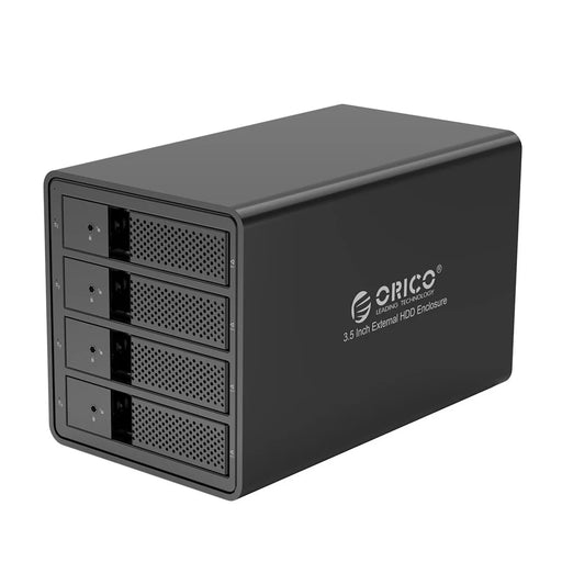 ORICO 9548RU3-BK 4 Bay 3.5 inch HDD Docking Station USB3.0 to SATA Aluminum Alloy HDD Enclosure Case - US Plug - 1