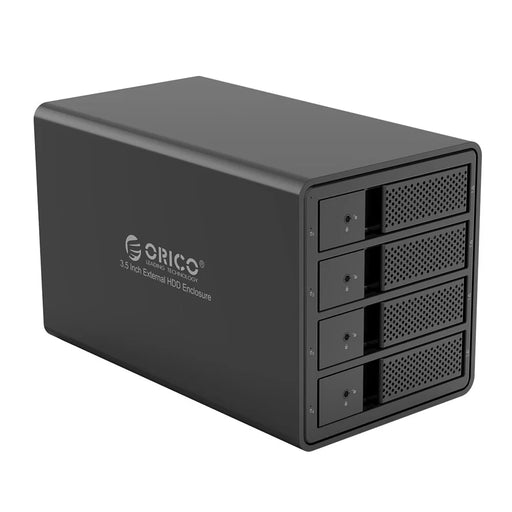 ORICO 9548RU3-BK 4 Bay 3.5 inch HDD Docking Station USB3.0 to SATA Aluminum Alloy HDD Enclosure Case - US Plug - 2