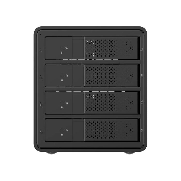 ORICO 9548RU3-BK 4 Bay 3.5 inch HDD Docking Station USB3.0 to SATA Aluminum Alloy HDD Enclosure Case - US Plug - 3
