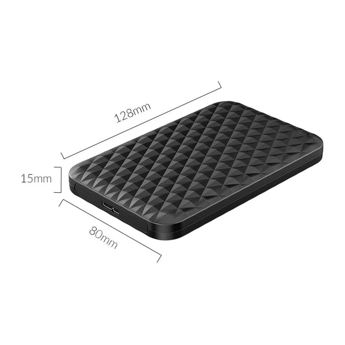 ORICO 2520U3 2.5-inch Portable Hard Drive Enclosure - Black - 6