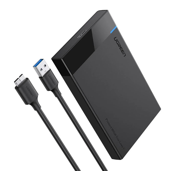 UGREEN 30848 USB 3.0 to SATA III Hard Drive Enclosure 2.5-Inch External SSD Disk HDD Case - 1
