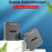 BLUEENDLESS SD02 External Dual Hard Disk Drive Dock Type-C Dock Station M.2 SATA NVME HDD SSD Case Docking Station - 2