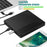 005 External Type-C / USB Laptop Computer CD DVD Playback Burning Optical Drive SD TF Card Reader - 4