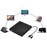 005 External Type-C / USB Laptop Computer CD DVD Playback Burning Optical Drive SD TF Card Reader - 7