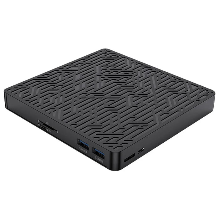 ORICO XD008-BK-BP External Blue-ray Drive with USB 3.0 Ports TF Card Reader Slots DVD Burner - 4
