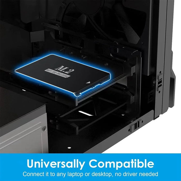 SA-018 NGFF B+M Key M.2 SSD Card to 2.5inch SATA Micro USB 3.0 Combo HDD Disk Drive Enclosure with Micro USB Cable - 7