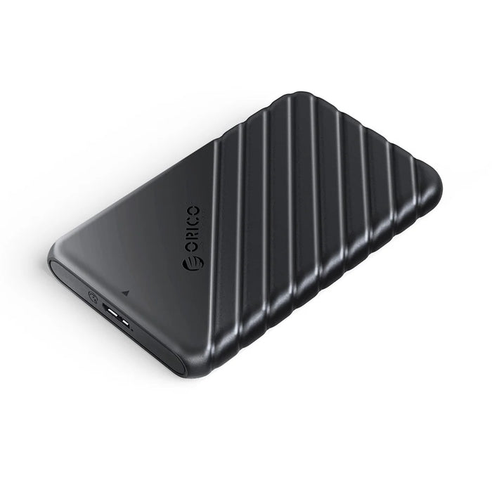 ORICO 25PW1-U3 5Gbps Transmission Micro-B 2.5" External Storage HDD Enclosure SATA HDD SSD Hard Drive Enclosure Support 6TB - Black - 2