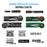 UC-057 Type-C & USB3.0 to NVME M-Key M.2 NGFF SATA SSD PCBA Case 2230 / 2242mm Adapter RTL9210B Chipset - 2