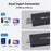 UC-057 Type-C & USB3.0 to NVME M-Key M.2 NGFF SATA SSD PCBA Case 2230 / 2242mm Adapter RTL9210B Chipset - 6