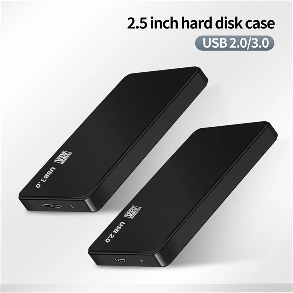 S2502U3 2.5 inch Hard Drive Case 2.5 inch USB3.0 SATA Laptop Portable Hard Drive Enclosures Compatible with Windows, macOS - 3