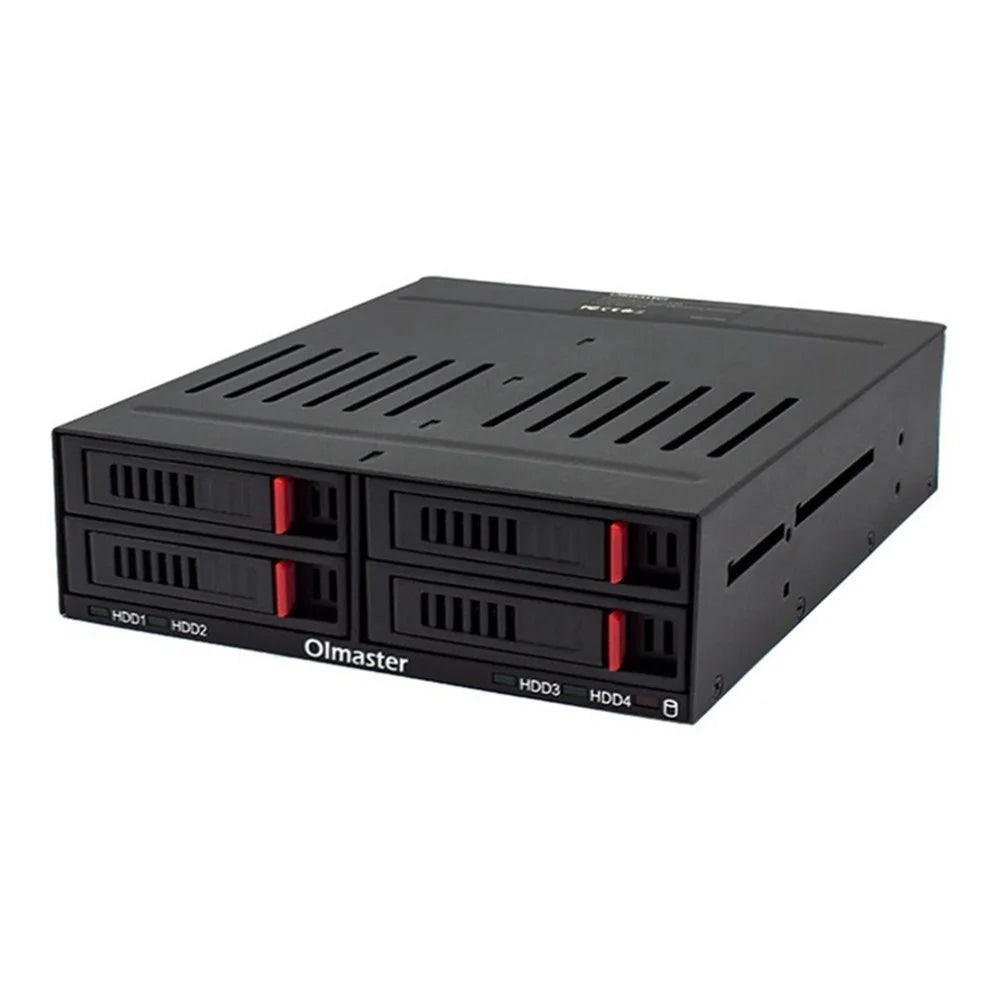 Four-Tray Hard Disk Drive Enclosure Chassis HDD Enclosure Multi-Disk SATA Internal Hard Drive Case Support 2.5-inch SATA I / II / III HDD / Hard Disk / SSD - 1