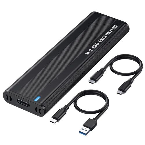 UC-145 USB 3.0 Type-C to NVME M-key M.2 NGFF SATA SSD External PCBA Case Enclosure RTL9210B Chipset - 1