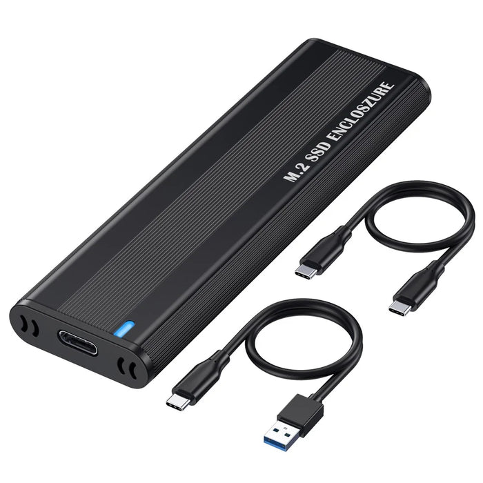 UC-145 USB 3.0 Type-C to NVME M-key M.2 NGFF SATA SSD External PCBA Case Enclosure RTL9210B Chipset - 1