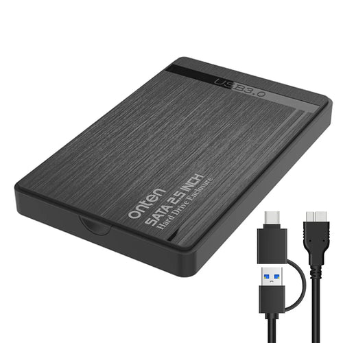 ONTEN UHD1 2.5-inch External Hard Drive Enclosure with 2-in-1 Cable USB3.0 SATA 2.5 inch Enclosure Hard Disk Case - 1