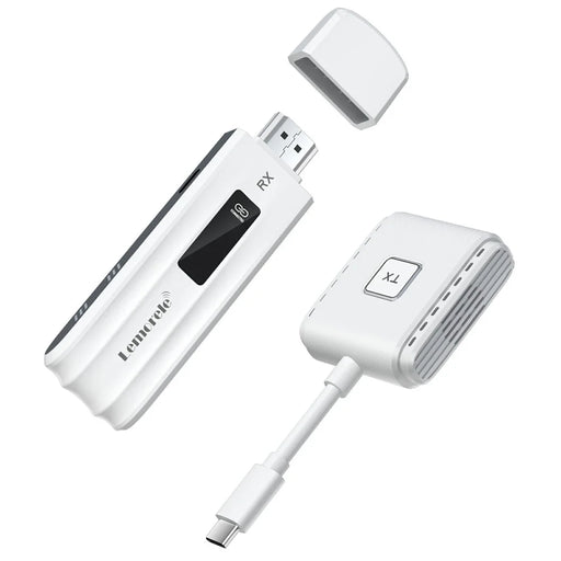 LEMORELE P300 Wireless HD Transmitter / Receiver Adapter HDTV Video Streaming System Support 1080P - 1