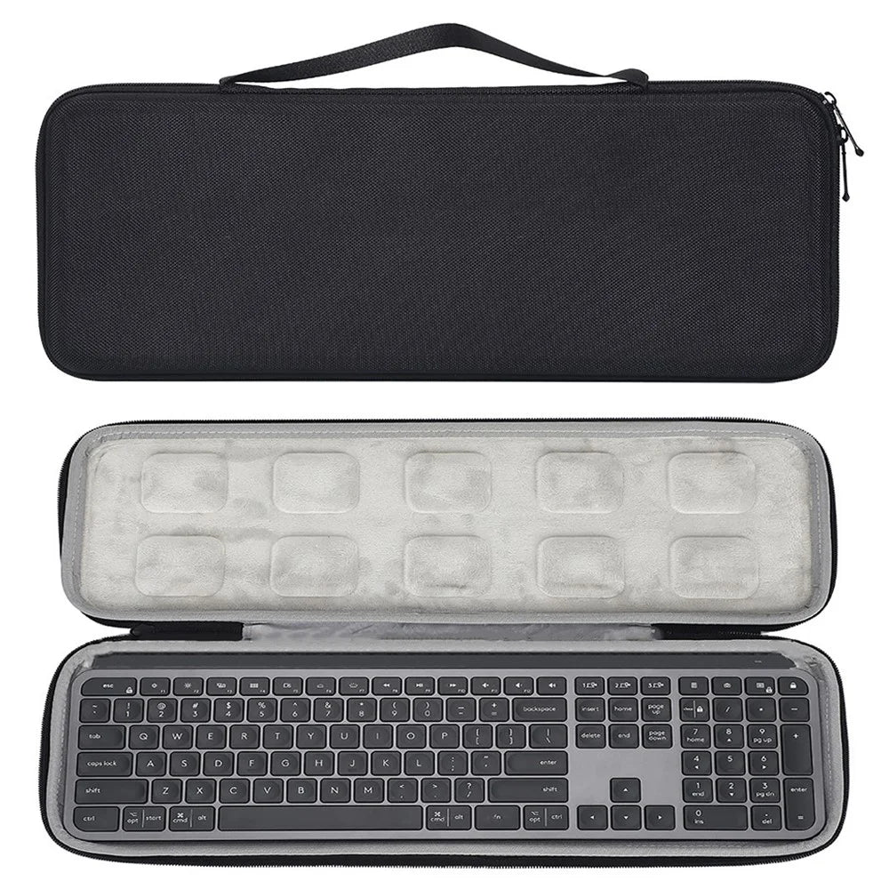 EVA Storage Case Travel Bag for Logitech MX Keys Advanced Wireless Illuminated Keyboard - 1
