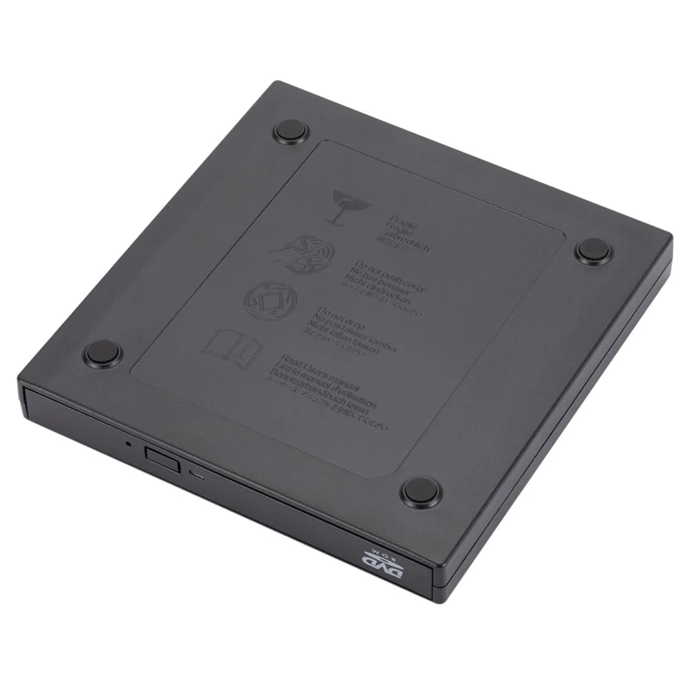 033 External 8x DVD CD Drive USB 2.0 Portable CD DVD Drive Rewriter Burner Writer Compatible with Laptop Desktop PC - 7